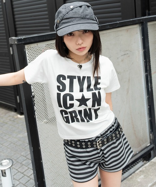 WEGO(ウィゴー)の「WEGO/【26年春夏新作】カラーロゴT(Tシャツ/カットソー・レディース・その他1/ホワイト/ネイビー/グリーン・FREE)」の2枚目の写真