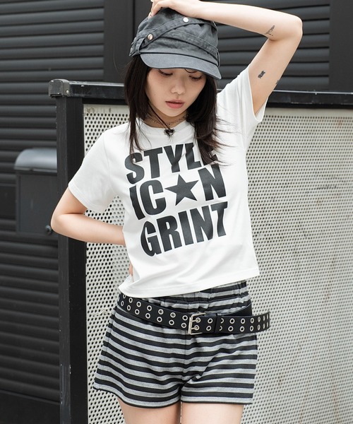 WEGO(ウィゴー)の「WEGO/【26年春夏新作】カラーロゴT(Tシャツ/カットソー・レディース・その他1/ホワイト/ネイビー/グリーン・FREE)」の7枚目の写真