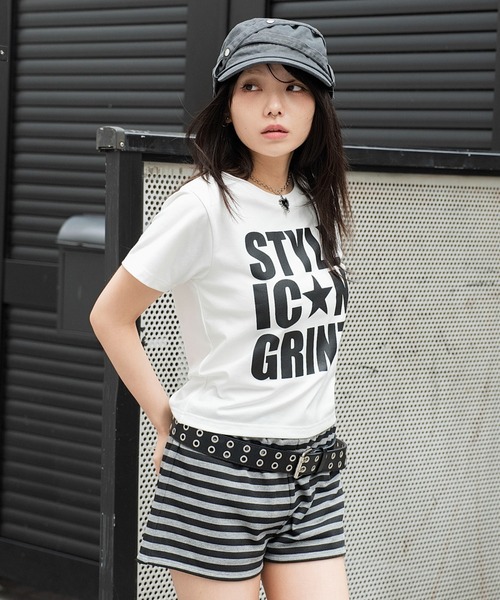 WEGO(ウィゴー)の「WEGO/【26年春夏新作】カラーロゴT(Tシャツ/カットソー・レディース・その他1/ホワイト/ネイビー/グリーン・FREE)」の8枚目の写真