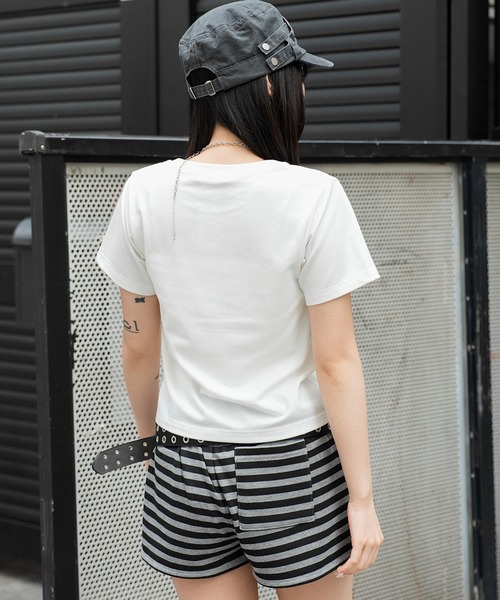 WEGO(ウィゴー)の「WEGO/【26年春夏新作】カラーロゴT(Tシャツ/カットソー・レディース・その他1/ホワイト/ネイビー/グリーン・FREE)」の10枚目の写真