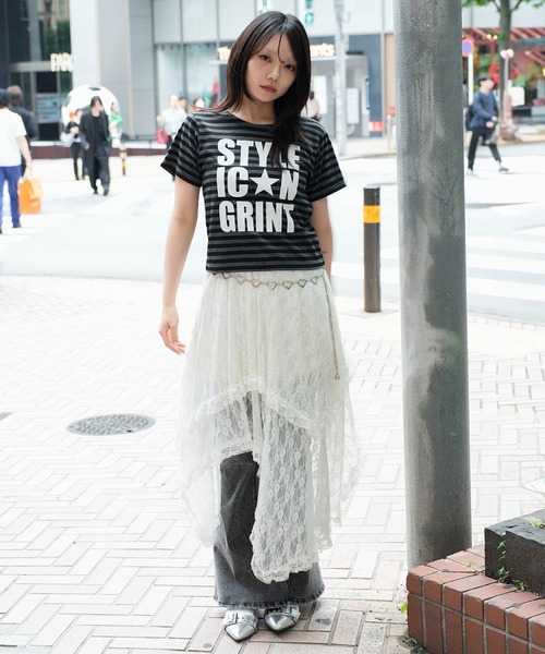 WEGO(ウィゴー)の「WEGO/【26年春夏新作】カラーロゴT(Tシャツ/カットソー・レディース・その他1/ホワイト/ネイビー/グリーン・FREE)」の13枚目の写真