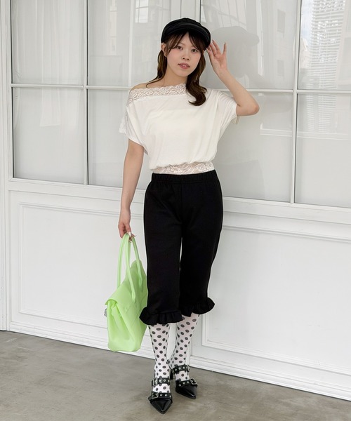 frunco（フランコ）の「フリルバイカースエットパンツ（その他パンツ・レディース・ブラック・FREE）」の10枚目の写真