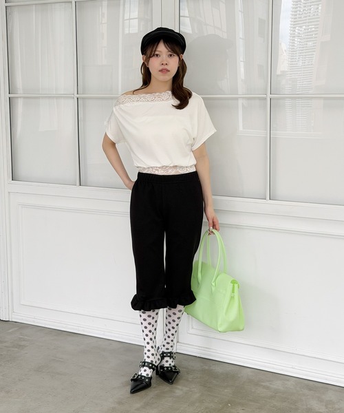 frunco（フランコ）の「フリルバイカースエットパンツ（その他パンツ・レディース・ブラック・FREE）」の12枚目の写真