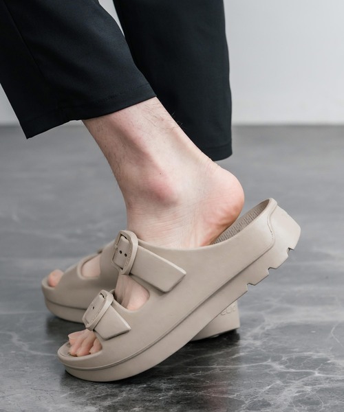 TELIC(テリック)の「TELIC テリック W-BUCKLE2 厚底ダブルバックルベルトスライドサンダル/リカバリーサンダル(サンダル・メンズ・ブラック/インディゴブルー/グレイッシュベージュ/アイボリー・XL/L/ML/M)」の19枚目の写真