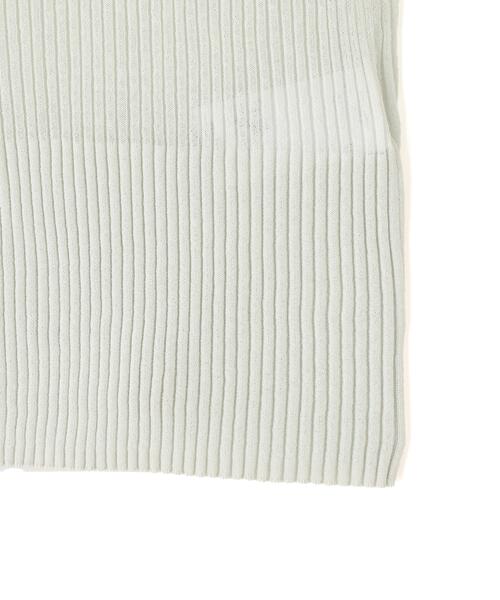 YLEVE（イレーヴ）の「YLEVE / SHEER RIB KNIT LONG SLEEVE PULLOVER（ニット/セーター・レディース・レッド/ブルー/ネイビー・1）」の18枚目の写真