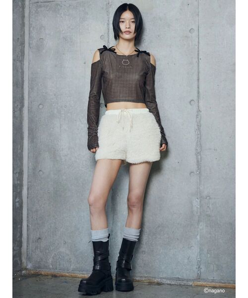 EMODA(エモダ)の「【ちいかわ】チョーカートップ(Tシャツ/カットソー・レディース・グレー/ブラウン・FREE)」の16枚目の写真