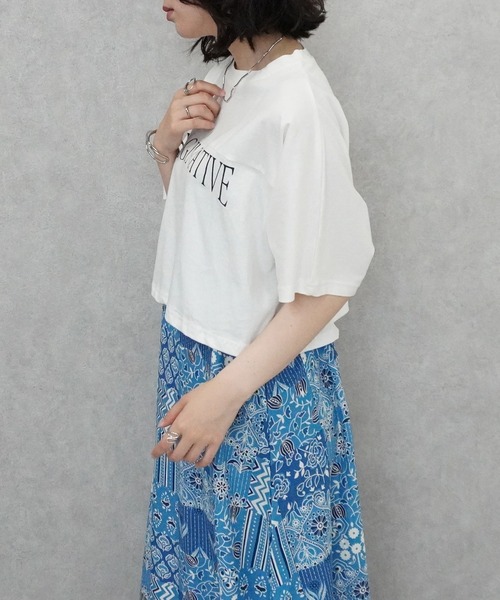 SELECT LEVERY(セレクトリベリー)の「バンダナ柄マルチWAYワンピース(ワンピース・レディース・グレー/ブルー・MEDIUM/LARGE)」の8枚目の写真