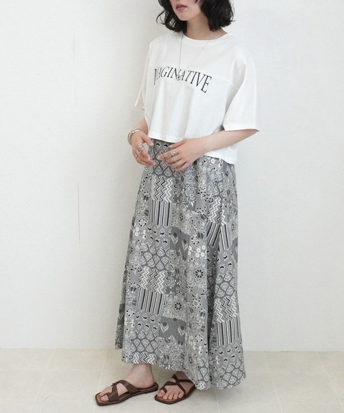 SELECT LEVERY(セレクトリベリー)の「バンダナ柄マルチWAYワンピース(ワンピース・レディース・グレー/ブルー・MEDIUM/LARGE)」の16枚目の写真