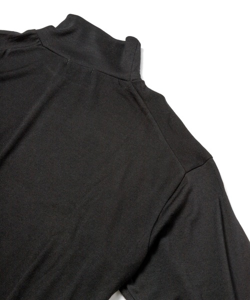 Sandinista（サンディニスタ）の「Melino Wool Turtle Neck L-S Tee / メリノウールタートルネックニットソー（Tシャツ/カットソー・メンズ・グレー系その他/ブラック・LARGE/MEDIUM/SMALL）」の7枚目の写真