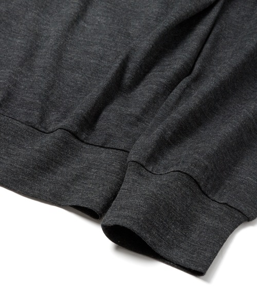Sandinista（サンディニスタ）の「Melino Wool Turtle Neck L-S Tee / メリノウールタートルネックニットソー（Tシャツ/カットソー・メンズ・グレー系その他/ブラック・LARGE/MEDIUM/SMALL）」の8枚目の写真