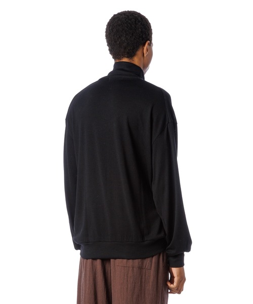 Sandinista（サンディニスタ）の「Melino Wool Turtle Neck L-S Tee / メリノウールタートルネックニットソー（Tシャツ/カットソー・メンズ・グレー系その他/ブラック・LARGE/MEDIUM/SMALL）」の12枚目の写真