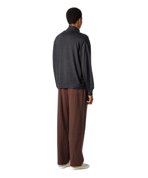 Sandinista（サンディニスタ）の「Melino Wool Turtle Neck L-S Tee / メリノウールタートルネックニットソー（Tシャツ/カットソー・メンズ・グレー系その他/ブラック・LARGE/MEDIUM/SMALL）」の6枚目の写真