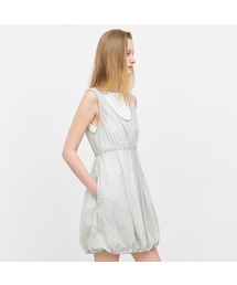 YU NYLON LAYERED SHIRRING ONE PIECE (OP-6338)