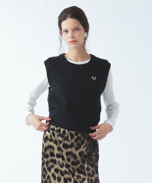 FRED PERRY｜フレッドペリーのニット/セーター（Vネック）通販 - ZOZOTOWN