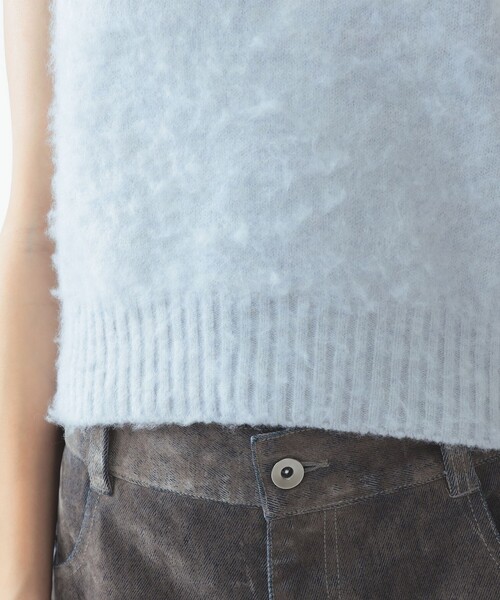 FRED PERRY(フレッドペリー)の「【別注】FRED PERRY フラッフィー ベスト(ニット/セーター・レディース・グレー系その他/ブルー系その他・10)」の10枚目の写真