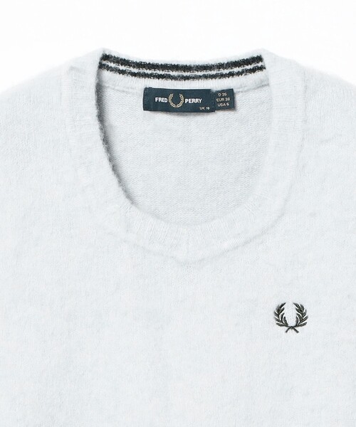 FRED PERRY(フレッドペリー)の「【別注】FRED PERRY フラッフィー ベスト(ニット/セーター・レディース・グレー系その他/ブルー系その他・10)」の12枚目の写真