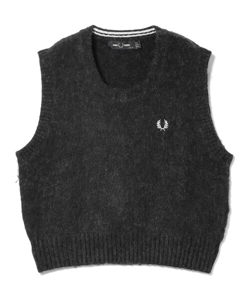FRED PERRY(フレッドペリー)の「【別注】FRED PERRY フラッフィー ベスト(ニット/セーター・レディース・グレー系その他/ブルー系その他・10)」の18枚目の写真