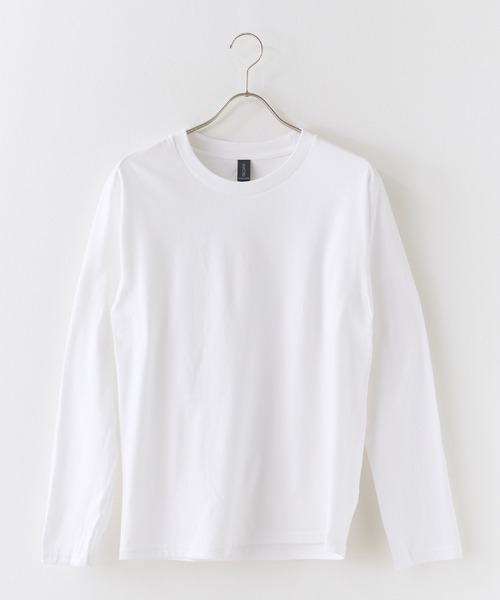 GILDAN(ギルダン)の「GILDAN/ギルダン 5.3oz プレミアムコットン 長袖無地Tシャツ ロングスリーブTee /ロンT 無地カットソー オーバーサイズ 秋 秋服 2026年秋冬(Tシャツ/カットソー・メンズ・ホワイト/ブラック/ライトグレー・S/M/L/XL/2XL)」の7枚目の写真