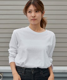 GILDAN（ギルダン）の「GILDAN/ギルダン 5.3oz プレミアムコットン 長袖無地Tシャツ ロングスリーブTee /ロンT 無地カットソー オーバーサイズ 秋 秋服 2026年秋冬（Tシャツ/カットソー）」