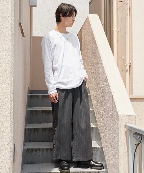 GILDAN(ギルダン)の「GILDAN/ギルダン 5.3oz プレミアムコットン 長袖無地Tシャツ ロングスリーブTee /ロンT 無地カットソー オーバーサイズ 秋 秋服 2026年秋冬(Tシャツ/カットソー・メンズ・ホワイト/ブラック/ライトグレー・S/M/L/XL/2XL)」の11枚目の写真