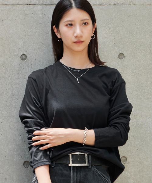 GILDAN(ギルダン)の「GILDAN/ギルダン 5.3oz プレミアムコットン 長袖無地Tシャツ ロングスリーブTee /ロンT 無地カットソー オーバーサイズ 秋 秋服 2026年秋冬(Tシャツ/カットソー・メンズ・ホワイト/ブラック/ライトグレー・S/M/L/XL/2XL)」の20枚目の写真