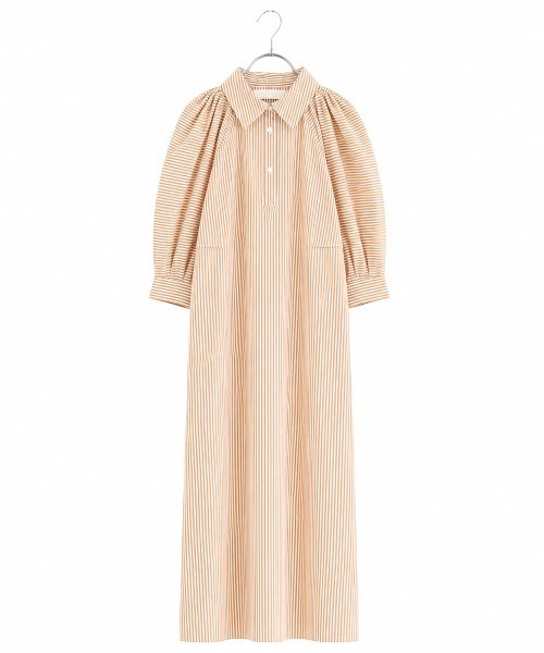 Marilyn Moon(マリリンムーン)の「modern strip volume sleeve dress(ワンピース・レディース・ブラック×ホワイト/ホワイト×ブラック・FREE)」の10枚目の写真