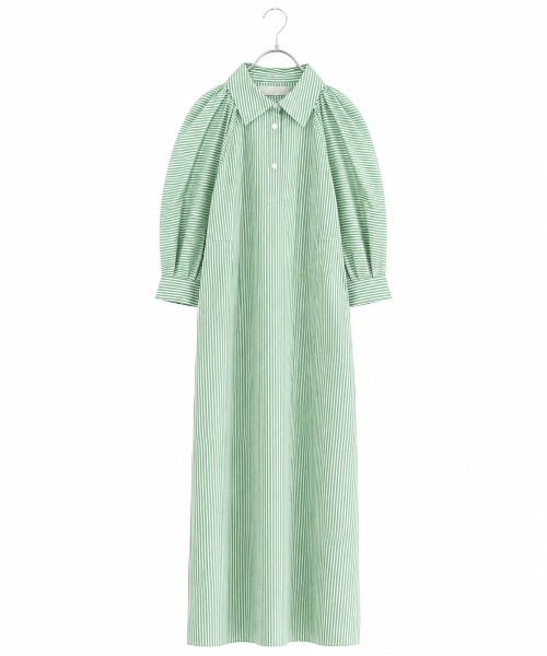 Marilyn Moon(マリリンムーン)の「modern strip volume sleeve dress(ワンピース・レディース・ブラック×ホワイト/ホワイト×ブラック・FREE)」の14枚目の写真