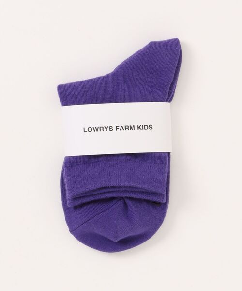 LOWRYS FARM(ローリーズファーム)の「カラーショートソックス 885845(ソックス/靴下・キッズ・レッド/ライトブルー/オレンジ/パープル/ゴールド系その他2・LARGE/MEDIUM/X-LARGE)」の3枚目の写真