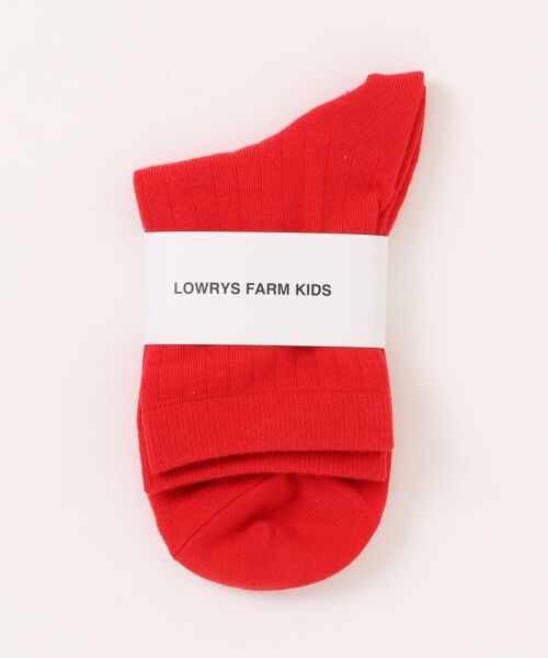 LOWRYS FARM(ローリーズファーム)の「カラーショートソックス 885845(ソックス/靴下・キッズ・レッド/ライトブルー/オレンジ/パープル/ゴールド系その他2・LARGE/MEDIUM/X-LARGE)」の1枚目の写真