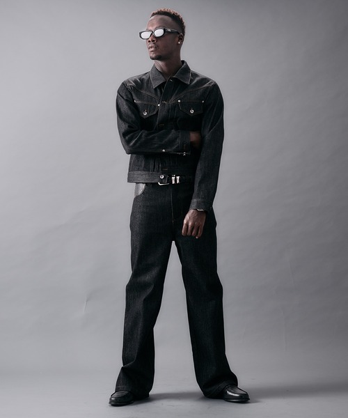 ANDER HUNK(アンダーハンク)の「Western Switch Rigid Denim Jacket/ウエスタンスイッチリジットデニムジャケット(デニムジャケット・メンズ・ブラック/インディゴブルー・LARGE/MEDIUM/SMALL)」の15枚目の写真