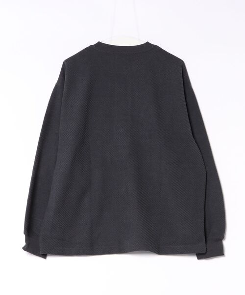 GEORGE'S(ジョージズ)の「【MENS】ニットソードットボタンヘンリー(Tシャツ/カットソー・メンズ・チャコールグレー/ワインレッド・MEDIUM/LARGE)」の14枚目の写真
