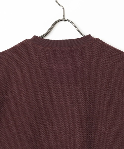 GEORGE'S(ジョージズ)の「【MENS】ニットソードットボタンヘンリー(Tシャツ/カットソー・メンズ・チャコールグレー/ワインレッド・MEDIUM/LARGE)」の10枚目の写真