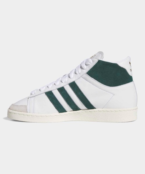 adidas(アディダス)の「ジャバー ハイカット / Jabbar Hi / アディダスオリジナルス adidas Originals(スニーカー・メンズ・ホワイト×グリーン・23.0cm/23.5cm/24.0cm/24.5cm/25.0cm/25.5cm/26.0cm/26.5cm/27.0cm/27.5cm/28.0cm/28.5cm/29.0cm)」の6枚目の写真