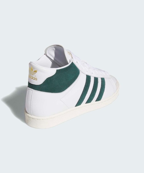 adidas(アディダス)の「ジャバー ハイカット / Jabbar Hi / アディダスオリジナルス adidas Originals(スニーカー・メンズ・ホワイト×グリーン・23.0cm/23.5cm/24.0cm/24.5cm/25.0cm/25.5cm/26.0cm/26.5cm/27.0cm/27.5cm/28.0cm/28.5cm/29.0cm)」の5枚目の写真