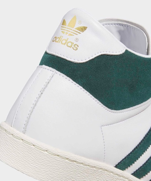 adidas(アディダス)の「ジャバー ハイカット / Jabbar Hi / アディダスオリジナルス adidas Originals(スニーカー・メンズ・ホワイト×グリーン・23.0cm/23.5cm/24.0cm/24.5cm/25.0cm/25.5cm/26.0cm/26.5cm/27.0cm/27.5cm/28.0cm/28.5cm/29.0cm)」の7枚目の写真