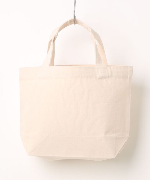 Ol' Basics(オールベーシックス)の「Ol' Basics(オール・ベーシックス) トートバッグ キャンバス ブルドッグ&フラッグイラスト カレッジロゴ プリント 鞄 BAG アメカジ メンズ レディース ユニセックス Sサイズ(トートバッグ・レディース・ベージュ系1/ベージュ系2・FREE)」の4枚目の写真