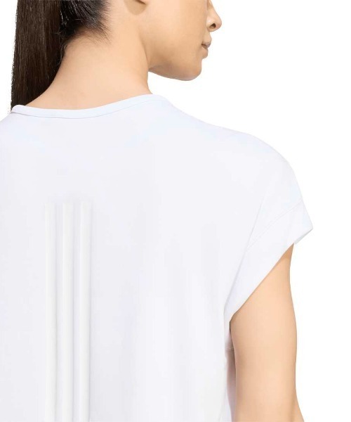 adidas(アディダス)の「adidas アディダス トレーニング フレンチスリーブ Tシャツ(Tシャツ/カットソー・レディース・ブラック/ライラック・L/XL/M)」の6枚目の写真