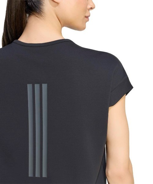 adidas(アディダス)の「adidas アディダス トレーニング フレンチスリーブ Tシャツ(Tシャツ/カットソー・レディース・ブラック/ライラック・L/XL/M)」の11枚目の写真
