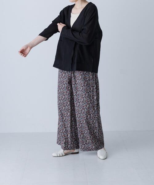 かぐれ（カグレ）の「シアーカシュクールカーデシャツ（シャツ/ブラウス・レディース・ブラック/ナチュラル・FREE）」の20枚目の写真