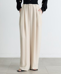 【CLANE/クラネ】 DRAWSTRING LOOSE TUCK PANTS/ルーズタックパンツ