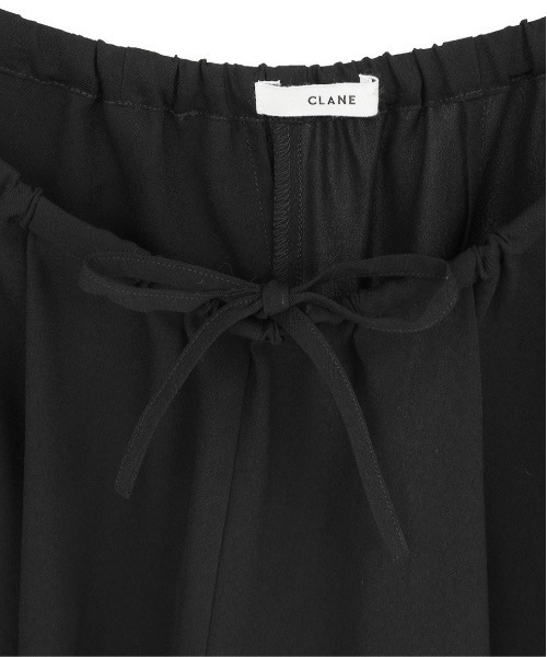 CLANE（クラネ）の「【CLANE/クラネ】 DRAWSTRING LOOSE TUCK PANTS/ルーズタックパンツ（その他パンツ・レディース・ブラウン/ホワイト/ブラック・1/2）」の11枚目の写真