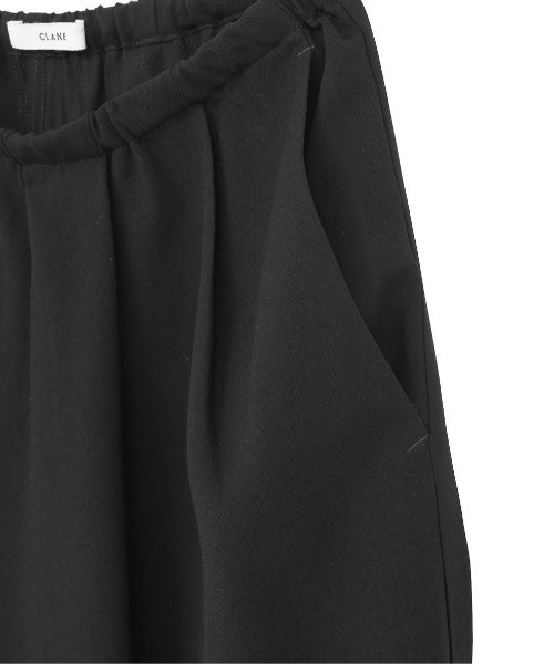 CLANE（クラネ）の「【CLANE/クラネ】 DRAWSTRING LOOSE TUCK PANTS/ルーズタックパンツ（その他パンツ・レディース・ブラウン/ホワイト/ブラック・1/2）」の12枚目の写真