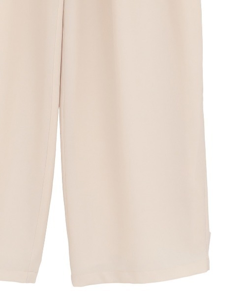 CLANE（クラネ）の「【CLANE/クラネ】 DRAWSTRING LOOSE TUCK PANTS/ルーズタックパンツ（その他パンツ・レディース・ブラウン/ホワイト/ブラック・1/2）」の8枚目の写真
