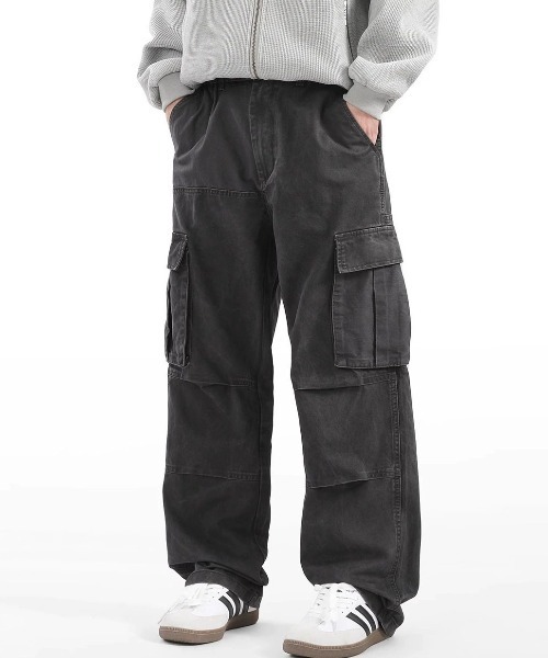 DOUBLE STEAL（ダブルスティール）の「DSユーティリティカーゴパンツ（その他パンツ・メンズ・グレー/グリーン・X-LARGE/LARGE/MEDIUM）」の2枚目の写真