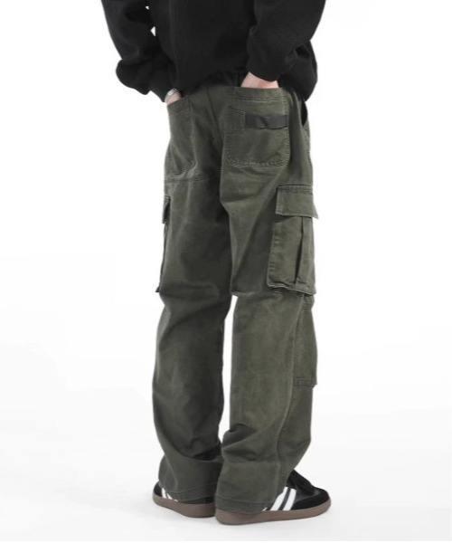 DOUBLE STEAL（ダブルスティール）の「DSユーティリティカーゴパンツ（その他パンツ・メンズ・グレー/グリーン・X-LARGE/LARGE/MEDIUM）」の4枚目の写真