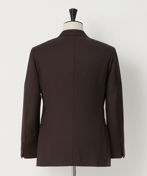 UNITED ARROWS(ユナイテッドアローズ)の「ブラウン シャークスキン ダブル 6ボタン スーツ MCーMODEL ヨコストレッチ(セットアップ・メンズ・ダークブラウン・48/46/44)」の12枚目の写真