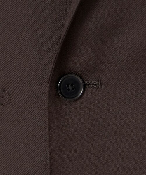 UNITED ARROWS(ユナイテッドアローズ)の「ブラウン シャークスキン ダブル 6ボタン スーツ MCーMODEL ヨコストレッチ(セットアップ・メンズ・ダークブラウン・48/46/44)」の17枚目の写真