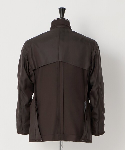 UNITED ARROWS(ユナイテッドアローズ)の「ブラウン シャークスキン ダブル 6ボタン スーツ MCーMODEL ヨコストレッチ(セットアップ・メンズ・ダークブラウン・48/46/44)」の5枚目の写真