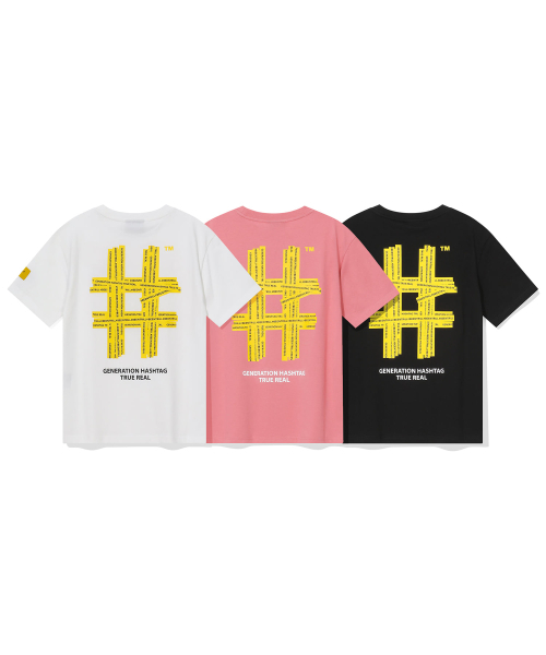 BEENTRILL（ビントリル）の「ウィメンズテーピングハッシュタグ半袖Tシャツ（オフホワイト）（Tシャツ/カットソー・レディース・その他・SMALL/X-SMALL）」の4枚目の写真