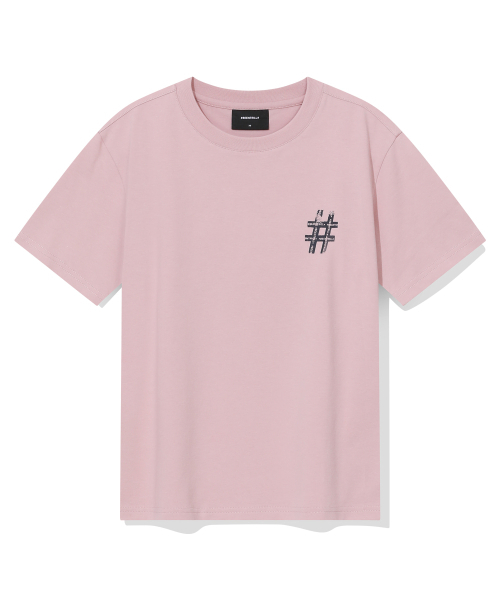 BEENTRILL(ビントリル)の「ウィメンズヴィンテージハッシュタグ半袖Tシャツ(ライトピンク)(Tシャツ/カットソー・レディース・その他・SMALL/X-SMALL)」の2枚目の写真